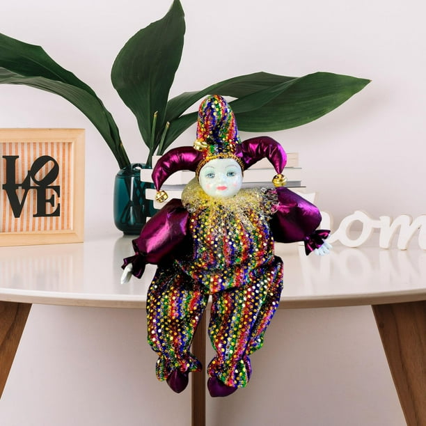 Figura de muñeco de de 18 pulgadas, figura de dramático, decoración del hogar para regalo de Valentin Estilo A perfke muñeco payaso