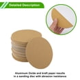 thumbnail image 3 of Unique Bargains Universal 6" 100 Grit Sanding Discs Hook Loop Sanding Sheets Aluminum Oxide 100Pcs, 3 of 6