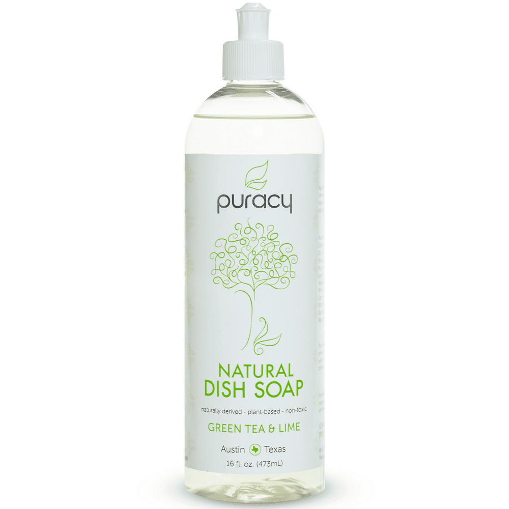 Puracy Natural Dish Soap Green Tea & Lime