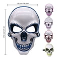 thumbnail image 3 of Halloween Glowing Hood Cold Light Hood Cheering Prop Party Skeleton Man Halloween Party Hood, 3 of 3