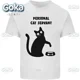 thumbnail image 5 of Camisetas gráficas divertidas con diseño de gato sirviente personal, ropa para hombre, tops y camisetas de algodón para mujer, camiseta estampada, ropa Y2K, linda y divertida camiseta, 5 of 7