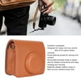 thumbnail image 3 of Retro PU Leather Camera Case, Multipurpose Scratch Proof Shockproof PU Leather Protective Case  for Camera Accessories Brown,Black, 3 of 7