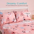 thumbnail image 3 of Juego de sábanas para niños Joiedomi Princess Unicorn de microfibra, 4 piezas, 3 of 7