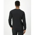 thumbnail image 3 of Hanes Moves Men's Long Sleeve Performance Tee Black XL, 3 of 10