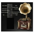 thumbnail image 3 of Mini Gramophone Rétro Ornements Anciens Tourne-Disque de Style Européen Tourne-Disque Vintage Mini Haut-Parleur, Installation Simple, 3 of 6