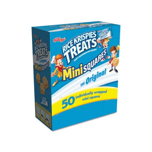 Rice Krispies Treats Mini Squares, 0.39 oz, 50/Box