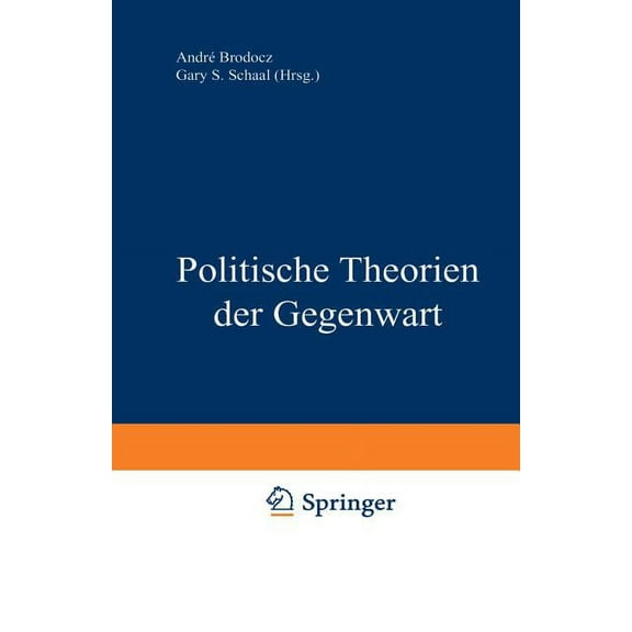 Politische Theorien Der Gegenwart, (Paperback)