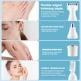 thumbnail image 3 of Obacre  Electric Razors for Women,4 in 1 Electric Shaver for Women,Lady Electric Bikini Shaver, Wet/Dry Bikini Trimmer for Face Nose Arms Legs, 3 of 6