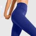 thumbnail image 6 of BiZtdJrK Solid Yoga Leggings for Women Tummy Control Butt Lifting Workout Gym Pants Seamless Stretch High Waisted Leggings on sale and clearance Blue XL, 6 of 10
