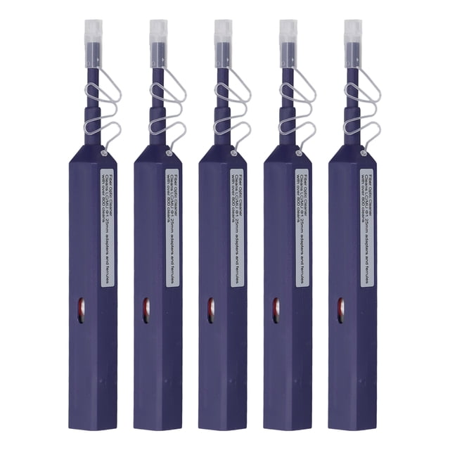 Pluma De Limpieza De Fibra óptica, Evite La Contaminación Secundaria Pluma Limpiadora De Fibra óptica 5 Piezas Para El Extremo