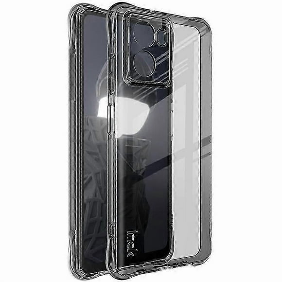 (Transparent Black)IMAK For HMD Fusion 5G Case TPU Phone Cover Airbag Shockproof Protection - Blackl