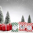 thumbnail image 4 of De Papá Noel De Navidad De Gran Capacidad Bolsa De Regalo De Rayas Verdes De Navidad Bolsa De Lona Plegable Con Cordón 2021 Bolsas Kearding HA041406-01, 4 of 6