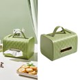 thumbnail image 4 of Caja de pañuelos multifuncional, dispensador de pañuelos, servilleta de lujo, soporte para pañuelos faciales, diseño de última generación, 4 of 8
