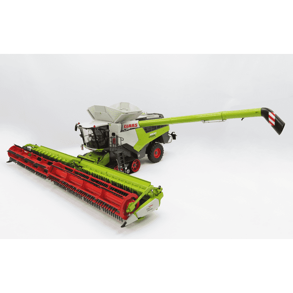 Marge Models Claas Lexion 8900 Terra Trac Combine with Header Cart 1:32 2000 Piece Scale Model 02531980