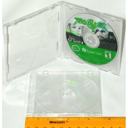 20 Clear W/ Frosted Clear Back GameCube Mini Game Disc Cases Walmart