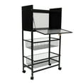 thumbnail image 6 of Modern Bread Rack Coffee Station Microwaves Rack Storage Rack Kitchen Organizer Shelf Rectangular, 6 of 13