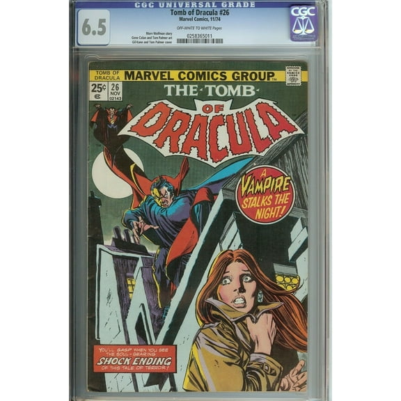 Tomb of Dracula #26 CGC 6.5