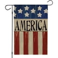 thumbnail image 1 of 7.4 Garden Flag 12x18 Inch Double Sided, American Patriotic Flag Yard Decoration, Small Seasonal Outdoor Decoration for Summer Independence Day, 1 of 7