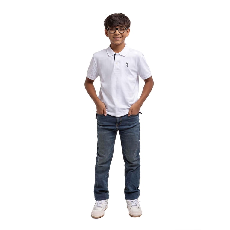 U.S. Polo Assn. Boys Pique Polo Shirt photo 4