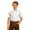 White, variant on Kureaily Kids Festive Shirt With Pleated Short Sleeves And Notched Collar For Boys Button Front Top Celebrati on Events Daily ,kids uniform button topSize 4-5 Years ,White