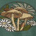 thumbnail image 3 of Instant Message - Spring - Mushrooms, Snails, & Daisies - Women's Lightweight French Terry Long Sleeve Shirt, 3 of 6