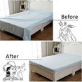 thumbnail image 2 of 2 Pieces Fitted Sheet Fasteners, Adjustable Bed Sheet Straps, Fitted Sheet Attachment for All Beds and Mattresses, White, 2 of 5