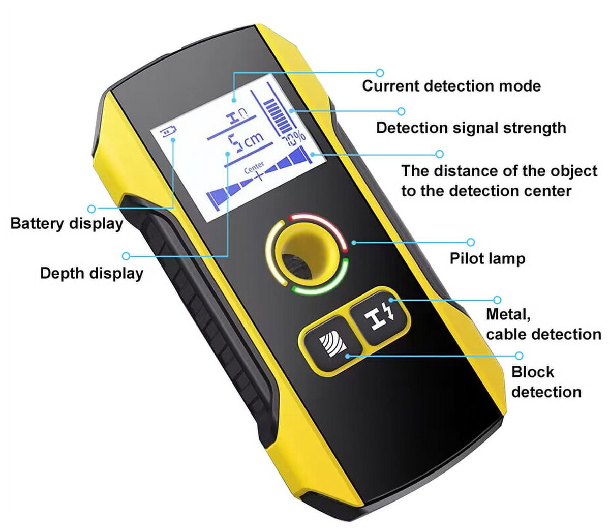 ATO Wall Stud Finder for Wood and Metal