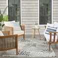 thumbnail image 4 of Nourison Garden Oasis Indoor/Outdoor Grey 9' x 12' Area Rug (9x12), 4 of 9