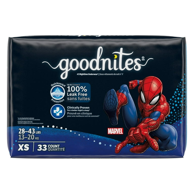 Goodnites Bedwetting Underwear for Boys, XS (28-43 lbs), 99