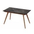 thumbnail image 3 of Furinno Redang Outdoor 4-Leg Rectangular Smart Top Table, Cement, 3 of 5
