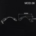 thumbnail image 1 of 10 Pcs Coussinets de Nez en Silicone en Forme de U pour Lunettes Insert Antidérapant Mod.6, 1 of 6