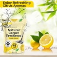 thumbnail image 6 of Aromasong Citrus Carpet Deodorizer Powder, 2 Pack, 26 oz, Natural Carpet Freshener, Safe for Pets, Odor Eliminator, 6 of 10