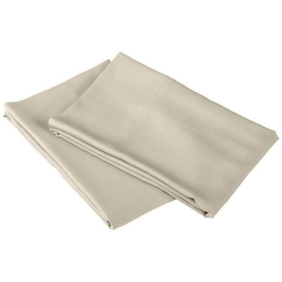 Rayon from Bamboo Solid Pillowcase Set Ivory / King