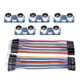 thumbnail image 1 of Módulo de medición de distancia ultrasónica de 5 piezas para Raspberry Pi, cable de puente macho a hembra, 1 of 14