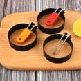 thumbnail image 5 of 4 Pack Egg Ring Set For Frying Shaping Eggs - Round Egg Cooker Rings, 5 of 5