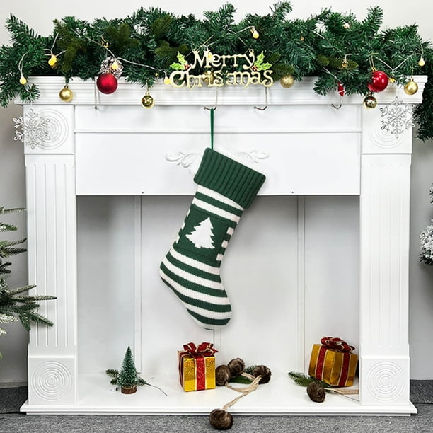 Fiudx Ofertas relámpago del día, solo en línea Suministros de decoración navideña Bolsas de dulces navideños Colgantes para árboles de Navidad Bolsas de regalo de Navidad Bolsas de Navidad