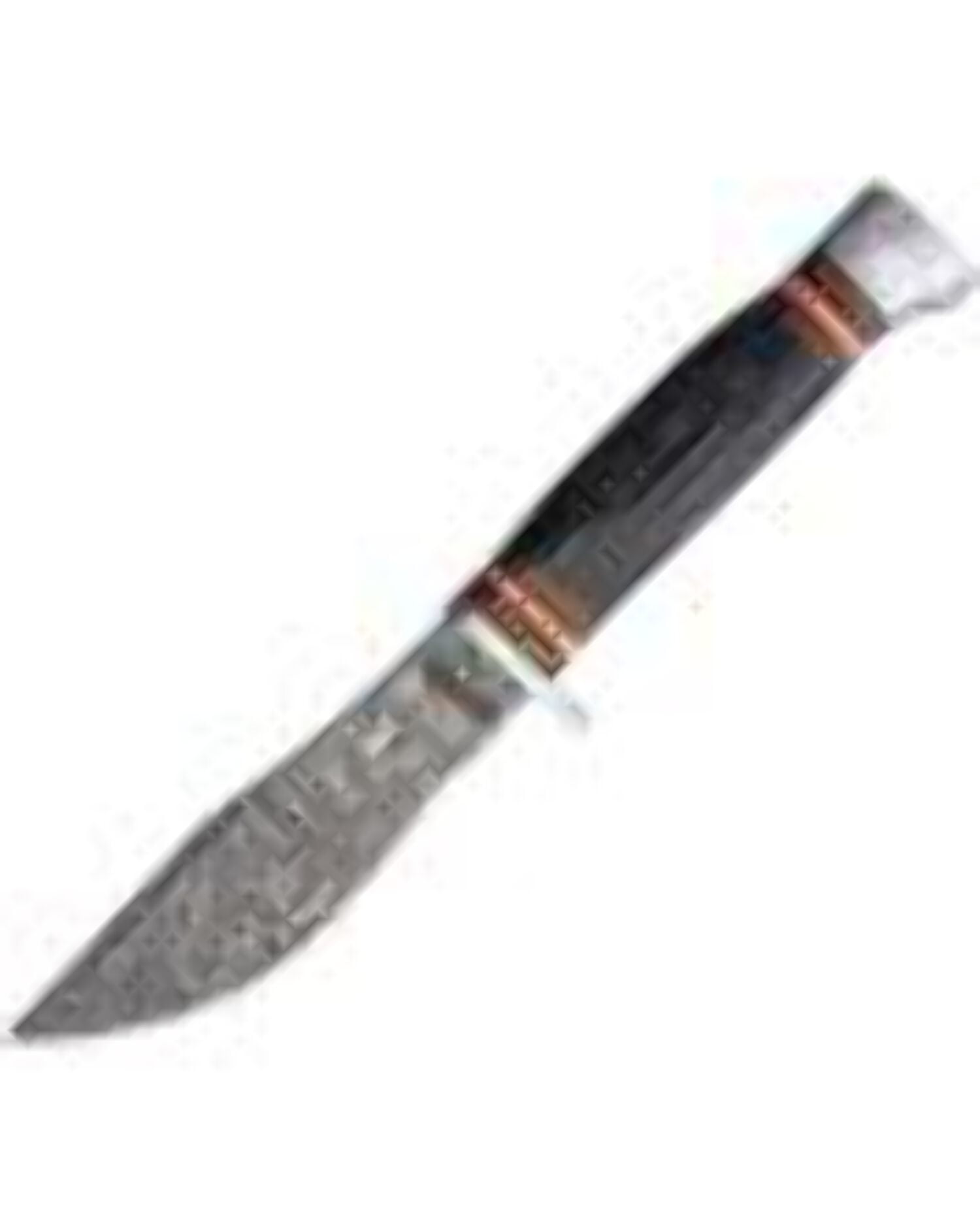 Fixed Blade Horn Damascus