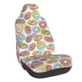 thumbnail image 1 of Wukai Glazed Donuts Full Set Car Seat Covers with Soft Padding Universal Auto Front Seats Protector and Cushion Mat, 1 of 5