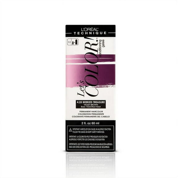 L'Oreal Let's Color! Permanent Haircolor (2 oz) - 4.25 Berried Treasure