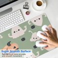 thumbnail image 4 of Unique Halloween Ghost Mouse Pad Cute Kawaii Cartoon, Extended 31.5x11.8 Inch, Non-Slip Base, Stitched Edge - Ideal for Desk Gaming, Laptop, Desktop – Embrace the Spooky Spirit, 4 of 7