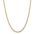 thumbnail image 6 of 14K Yellow Gold 4mm Diamond Cut Quadruple Rope Chain 24 Inch, 6 of 6