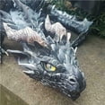 thumbnail image 3 of Advancent Gran escultura de dragón en cuclillas escultura de estatua de dragón adornos de coche estatuilla de Animal de resina decoración de jardín al Kits de decoración para fiestas Advancent HA037856-00, 3 of 6
