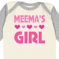 thumbnail image 4 of Inktastic Meema Girl Granddaughter Girls Long Sleeve Baby Bodysuit, 4 of 5