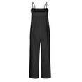 thumbnail image 4 of gakvbuo Jumpsuits For Women Summmer Dressy Wedding Womens Fashion Summer Solid Casual Camis Sleeveless Suspender Jumpsuit, 4 of 6