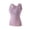 Hot Pink, variant on Women's V Neck Sleeveless Lace Tank Top Warm Winter Base Layer Vest for Cold Weather Base Layer Underwear Undershirt