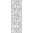 thumbnail image 2 of WIPONKEN 2x6 Runner Rugs for Living Room Bedroom Dining Room Office Farmhouse, Machine Washable Non Slip Vintage Persia Rug Blue, 2 of 7