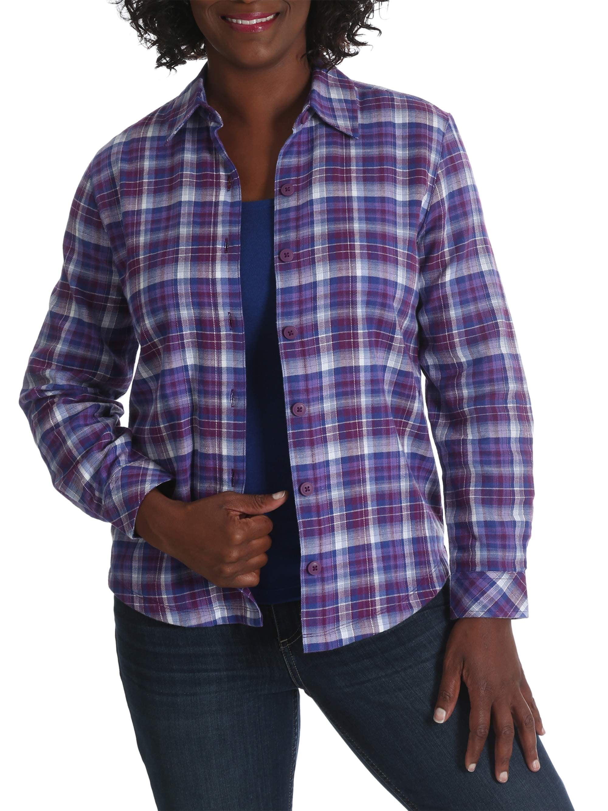 womens fleece lined shirt