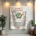 thumbnail image 1 of An Owner Dear Friend Dog Memorial Sherpa or Fleece Blanket, 1 of 6
