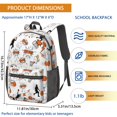 thumbnail image 3 of Basketball and Blast White Pattern 17" School Backpacks for Teens,Waterproof Oxford Fabric,S-Shape Padded Straps for School,Travel,Hiking,Camping, 3 of 6