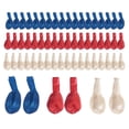 thumbnail image 3 of Paquete De 60 Globos Rojos Blancos Y Azules Fiesta LáTex 12 Pulgadas DecoracióN Para Fiestas CumpleañOs Todas Las Ocasiones, 3 of 10